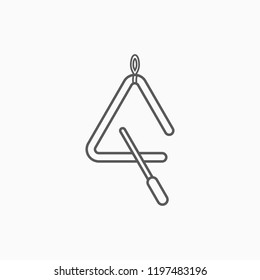 triangle instrument icon