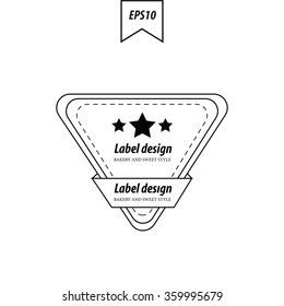 Triangle label line styles