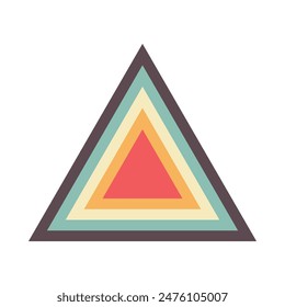 triangle layers logo or icon. modern flat triangle logo. logos for businesses, companies, teams and others.