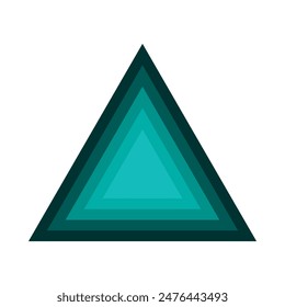 triangle layers logo or icon. modern flat triangle logo. logos for businesses, companies, teams and others.