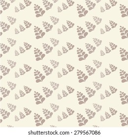 Triangle leaves pattern vector.