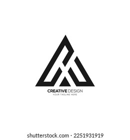 Dreiecksbuchstabe C Ein modernes Logo