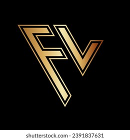 Triangle Letter FL Logo Design