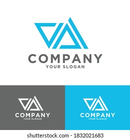 triangle or letter a logos for business