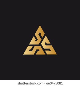 triangle letter S logo