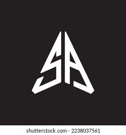 Dreiecksbuchstabe als Logo-Design