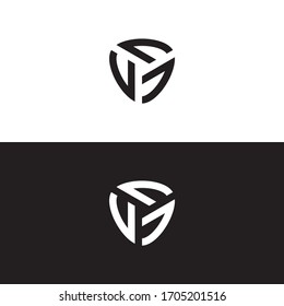 triangle letter v logo vector eps