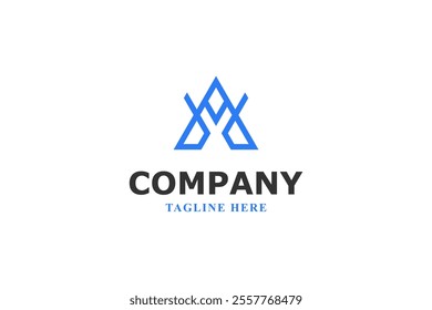 triangle and letter x logo
