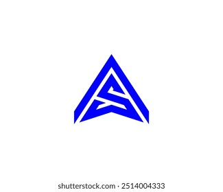 modelos de designs de logotipo com letras triangulares