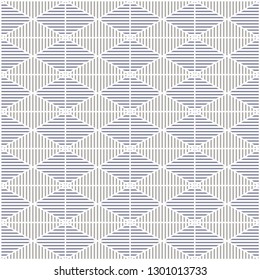 Triangle line geometric ethnic seamless pattern design for background or wallpaper. Abstract geometric background. Vector illustration EPS.8 EPS.10