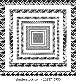 triangle line square black and white movement, vector eps10