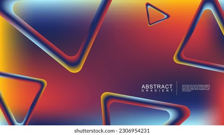 triangle lines with colorful gradient background great for pages, websites, covers, print, digital media, dynamic