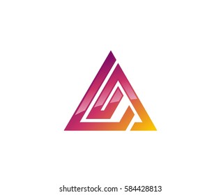 Triangle Logo Stock Vector (Royalty Free) 584428813 | Shutterstock