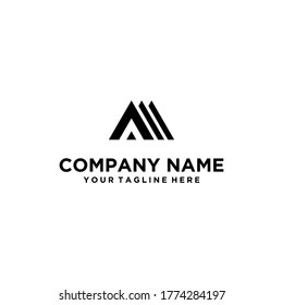 triangle logo abstract Simple universal geometric signs collection.