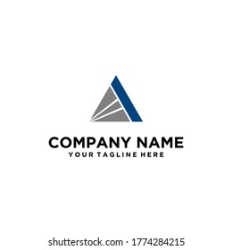 triangle logo abstract Simple universal geometric signs collection.