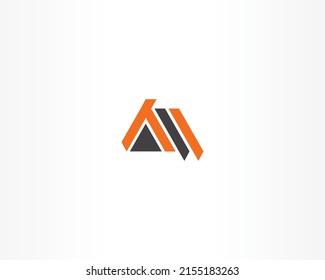 triangle logo concept design icon