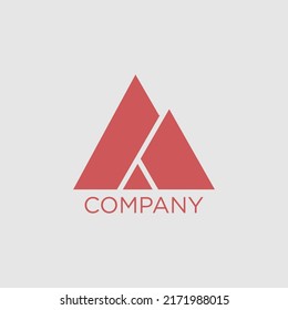 LOGO TRIANGLE COOL Y MODERNO