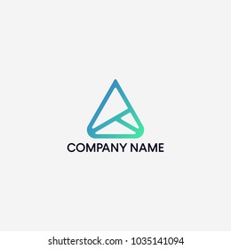 Triangle logo design