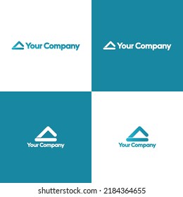 diseño de logotipo triangular para la empresa