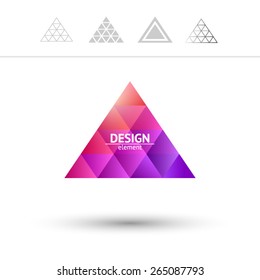 Triangle Logo. Triangle design element