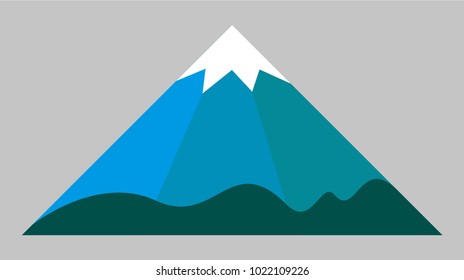 Triangle Logo Design Mountain Stock Vector (Royalty Free) 1022109226 ...