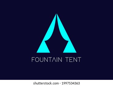 triangle logo design template, minimal design logo.