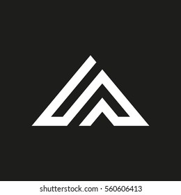 Triangle Logo Design Vector Stock Vector (royalty Free) 560606413