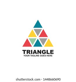 Triangle logo design vector template