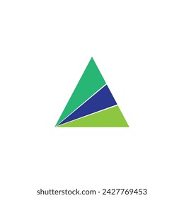 
Triangle logo design vector template.
