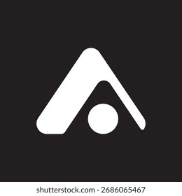 
Modelo de vetor de design de logotipo triângulo eps 10