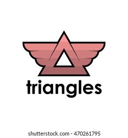 Triangle logo. Digital Mountain logo. Progress and Movement logo.