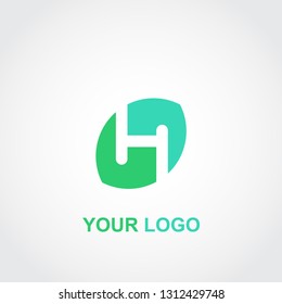 triangle logo. gradation colorful template design vector
