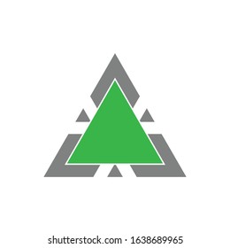 Triangle logo icon creative design