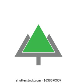 Triangle logo icon creative design
