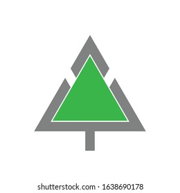 Triangle logo icon creative design