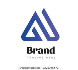 Triangle logo icon design template elements. Usable for Branding, Business and Technology Logos.

