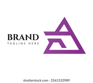 Triangle logo icon design template elements. Usable for Branding, Business and Technology Logos.
