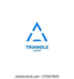 Triangle logo icon design vector simple minimal elegant
