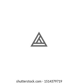 Triangle logo icon , elegant and luxury look, suit for business logo and company logo or others