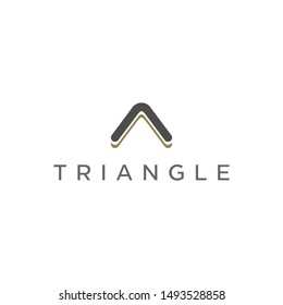 triangle logo icon, triangle mountain logo design, adventure identity vector