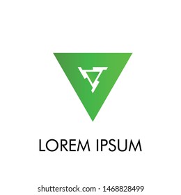 triangle logo icon with philosophy mean dynamic for technology industry
