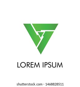 triangle logo icon with philosophy mean dynamic for technology industry