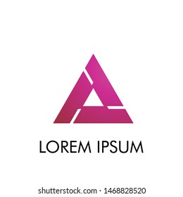 triangle logo icon with philosophy mean dynamic for technology industry