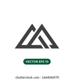 triangle logo icon vector design template