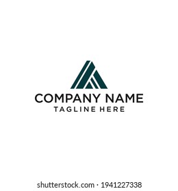 SÍMBOLO DEL VECTOR DEL ICONO DE LOGOTIPO DE TRIÁNGULO