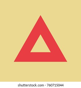 triangle logo pastel colors
