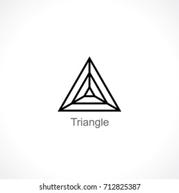 triangle logo template.