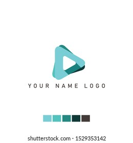 triangle logo template for business