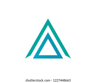  triangle Logo Template design