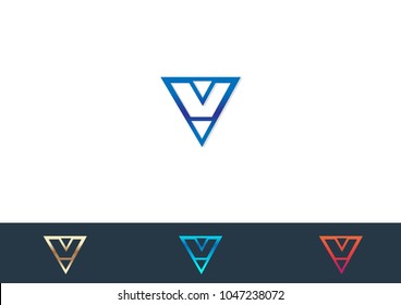 Triangle Logo Template Design Vector illustration